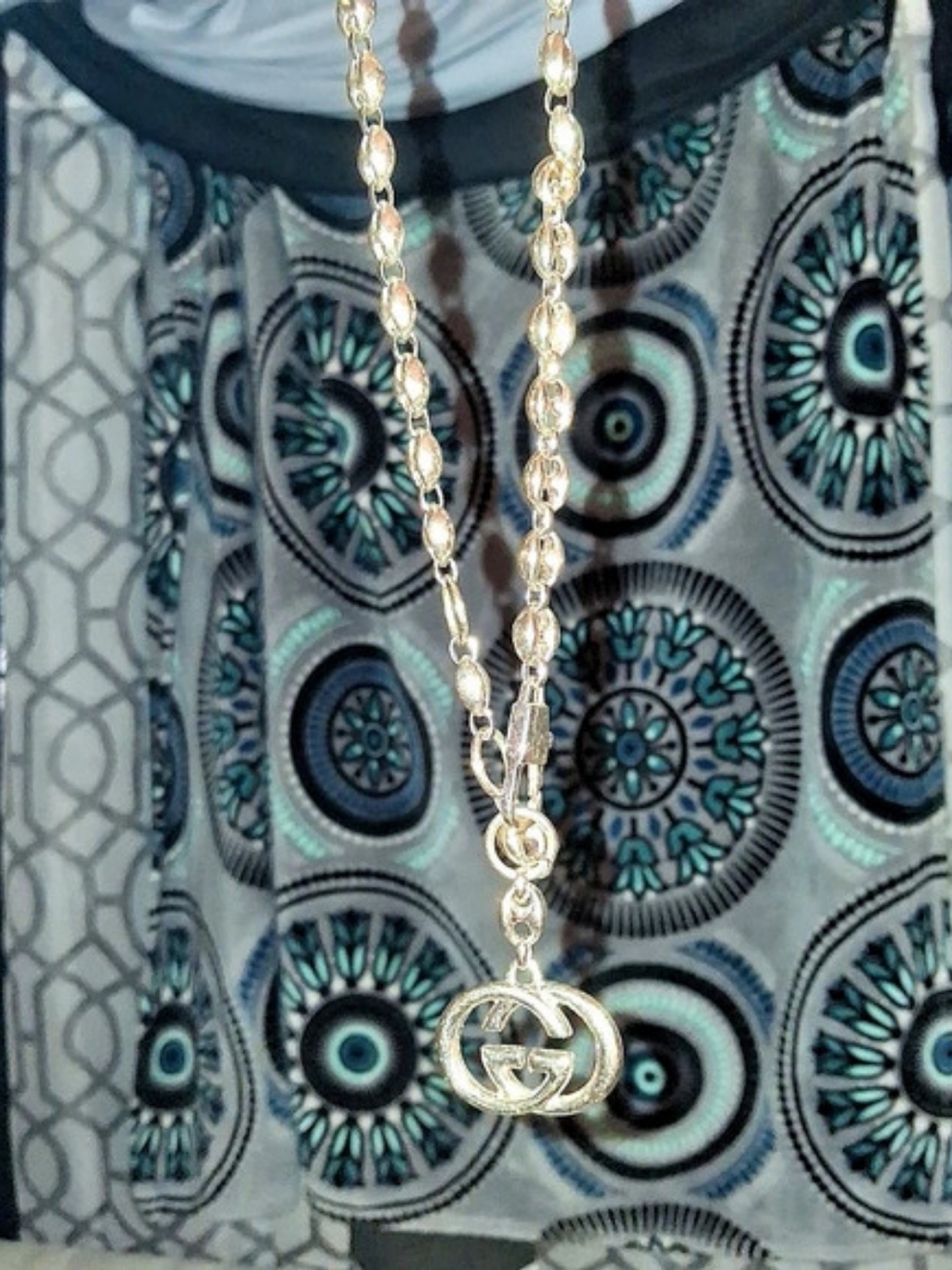Vintage Interlocking Gucci Chain Necklace